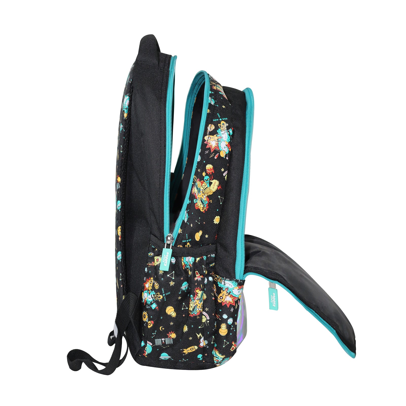 Backpack Space Theme open bag