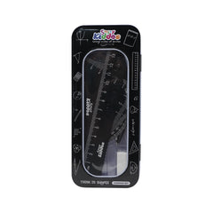 Smily Kiddos 15cm Metal Colored Ruler Set – Tin Box Black