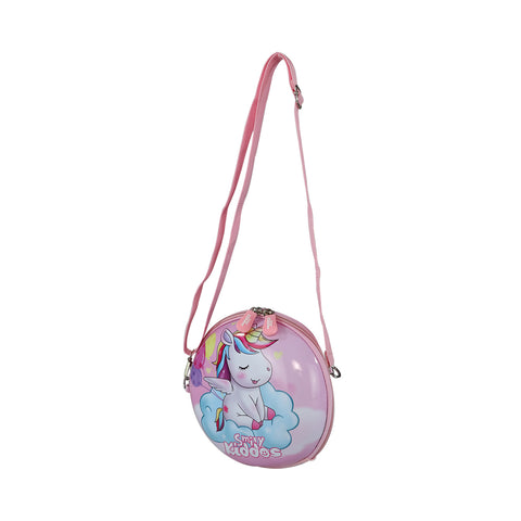 Image of Smily Kiddos Eva Shell backpack - Unicorn theme Pink