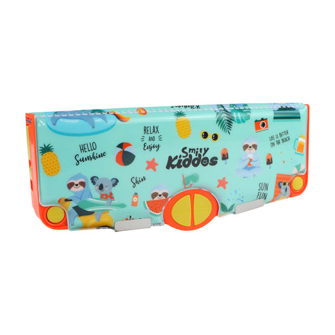 Image of Smily Kiddos Pop Out Pencil box  Sweet Summer Theme- Green