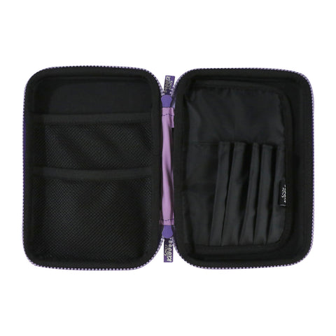 Image of Smily Kiddos Single compartment eva pencil case - Bull Dog Purple