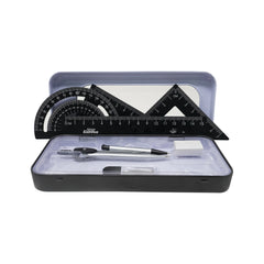 Smily Kiddos 15cm Metal Colored Ruler Set – Tin Box Black