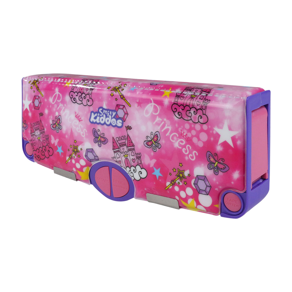 Smily Kiddos Pop Out Pencil box Princess Theme - Pink