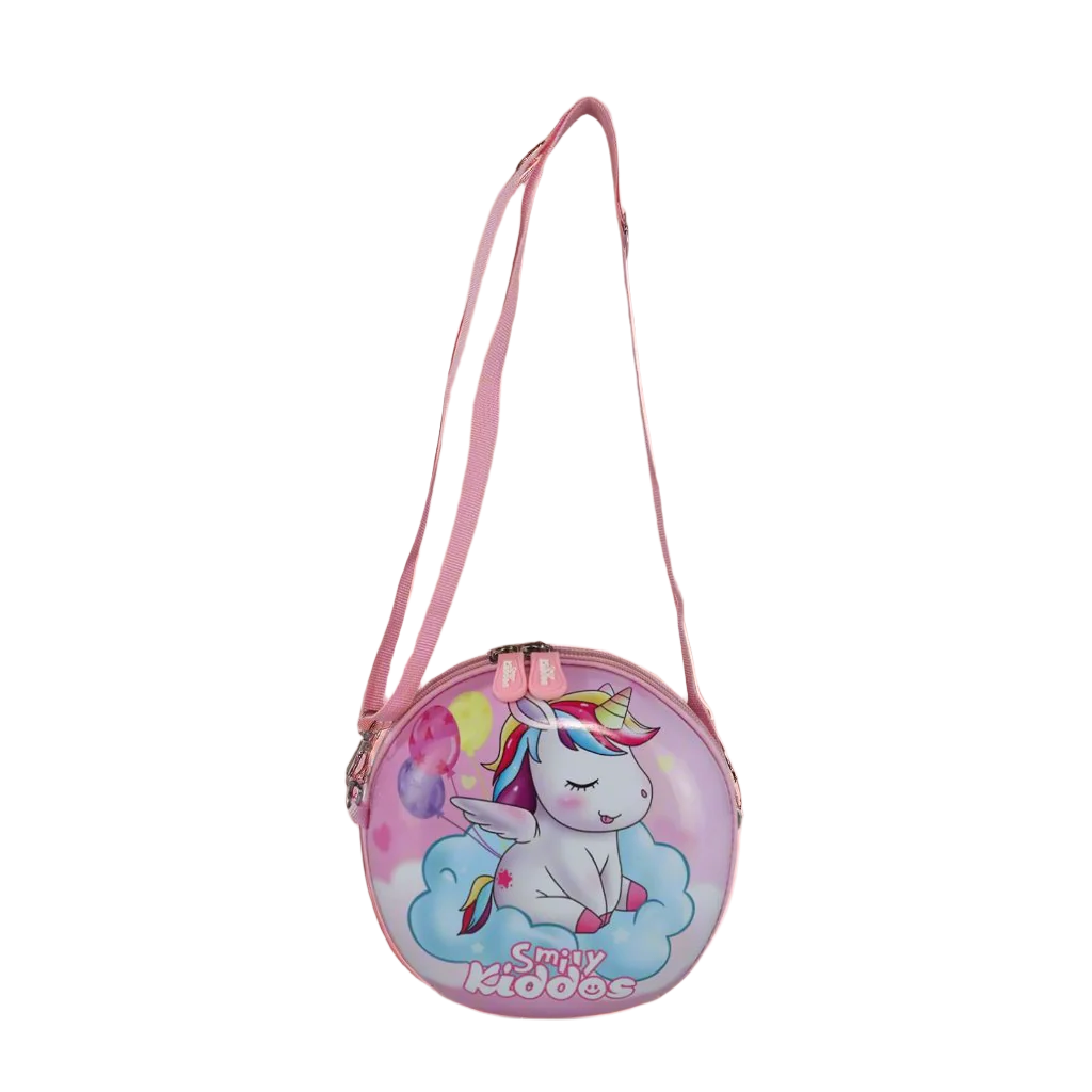 Smily Kiddos Eva Shell backpack - Unicorn theme Pink