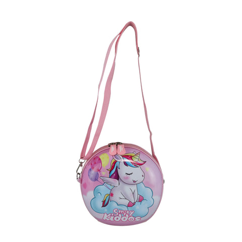 Image of Smily Kiddos Eva Shell backpack - Unicorn theme Pink