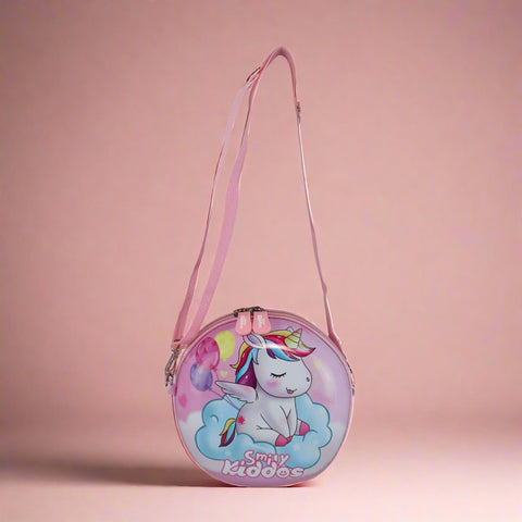 Image of Smily Kiddos Eva Shell backpack - Unicorn theme Pink