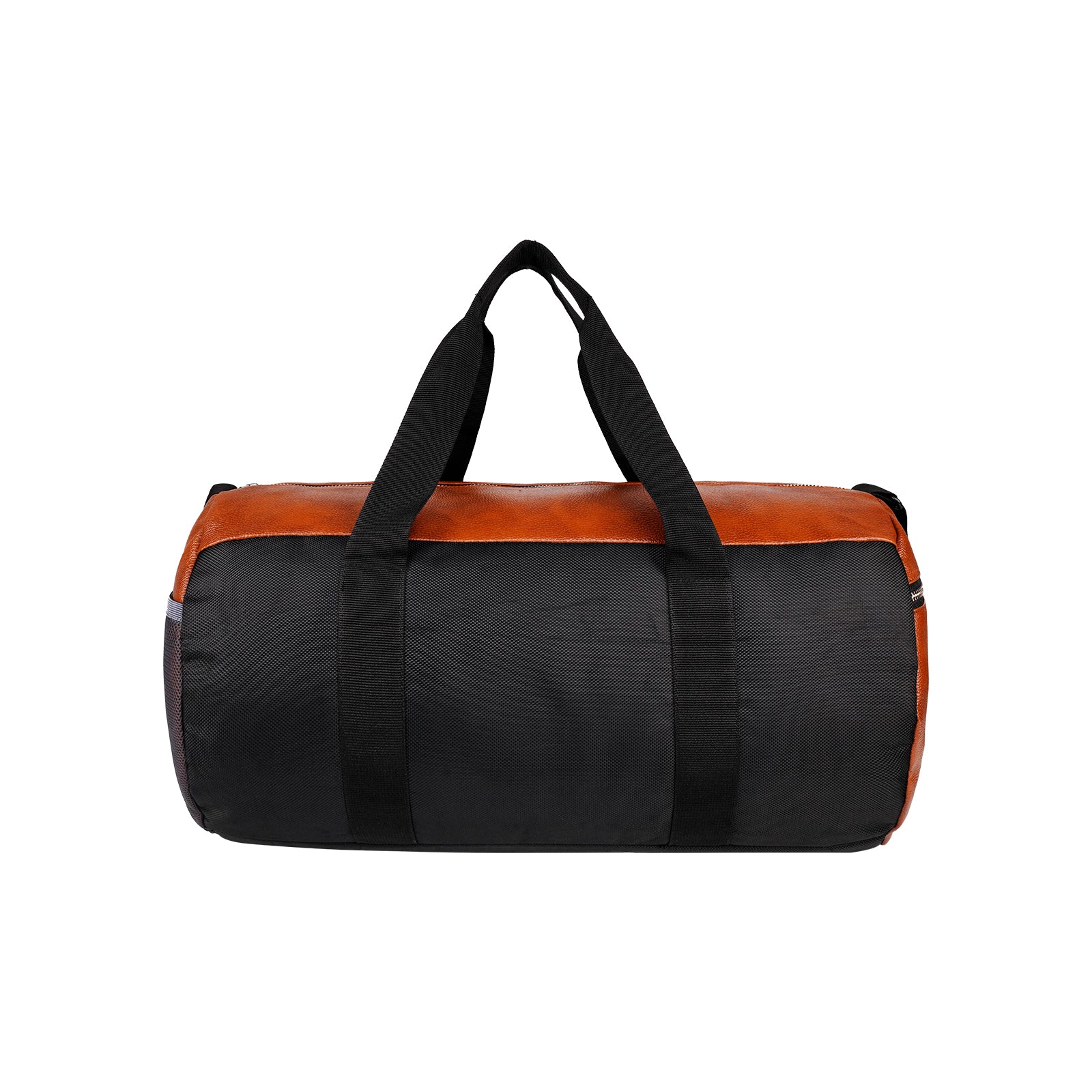 Mike Bags Forge Leather Gym Bag - Tan & Black