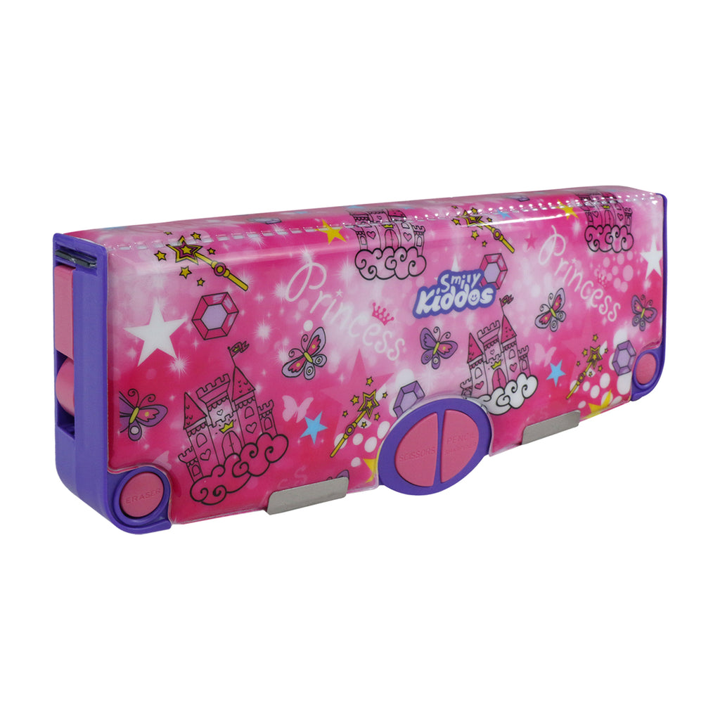 Smily Kiddos Pop Out Pencil box Princess Theme - Pink