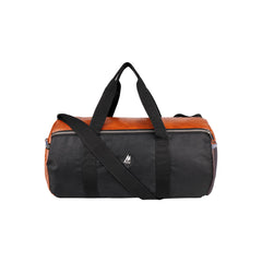 Mike Bags Forge Leather Gym Bag - Tan & Black