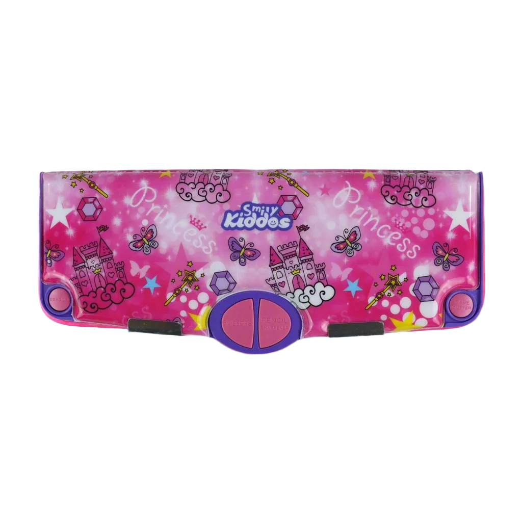 Smily Kiddos Pop Out Pencil box Princess Theme - Pink