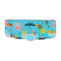 Smily Kiddos Pop Out Pencil box Rainbow Animals - Teal Blue
