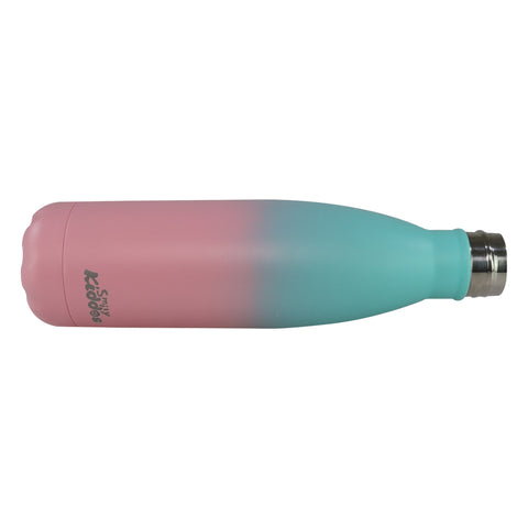 Image of Smily Kiddos 500 ML  Stainless Steel Water Bottle  - Matte Teal Pink
