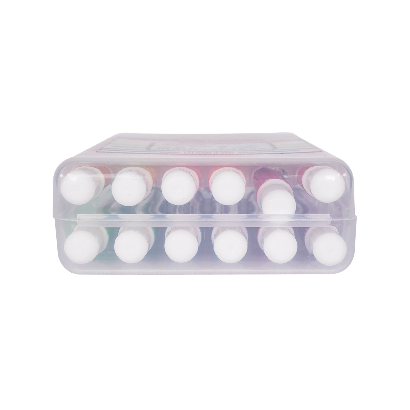 Smily Kiddos Gel Highlighters – 12 Vibrant Colors | Non-Bleed Study Set for Kids