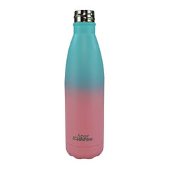 Smily Kiddos 500 ML  Stainless Steel Water Bottle  - Matte Teal Pink