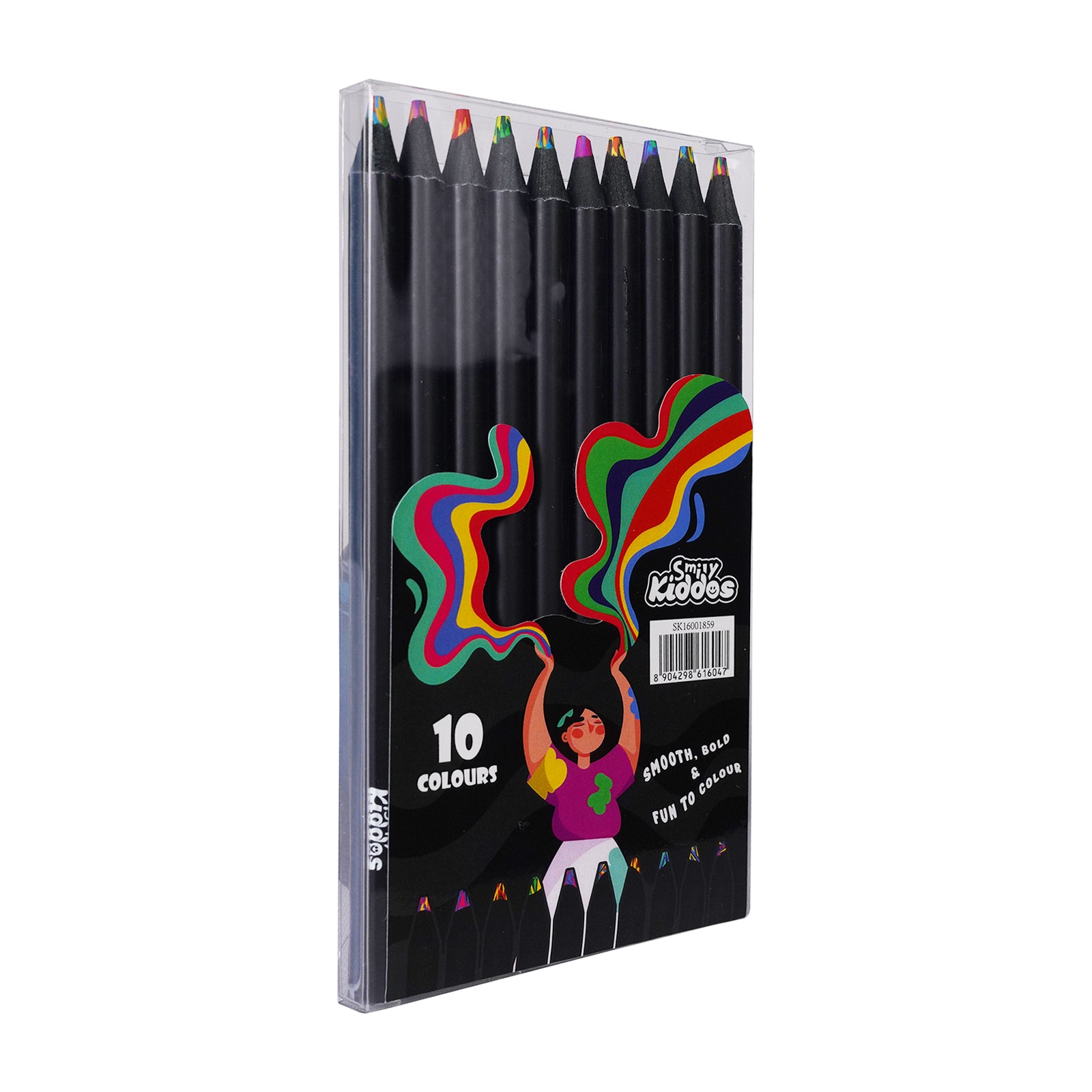 Smily Kiddos Multicolor Pencil Set - Pack of 10
