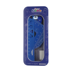Smily Kiddos 15cm Metal Colored Ruler Set – Tin Box Blue