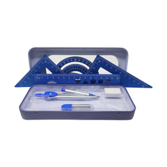 Smily Kiddos 15cm Metal Colored Ruler Set – Tin Box Blue