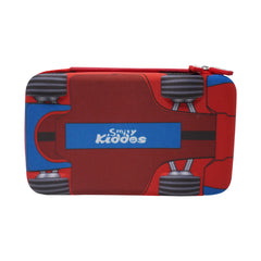 Smily Kiddos 3D Racing Car Pencil Case | Hard Shell EVA Pencil Box for Kids