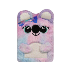 Koala - Themed Fluffy Notebook – Pink
