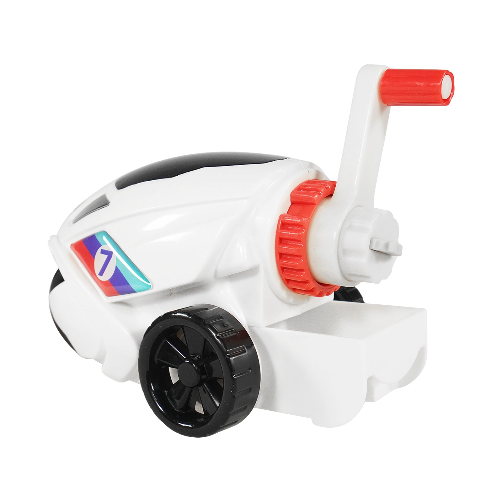 Smily Kiddos Space Car Pencil Sharpener - Red