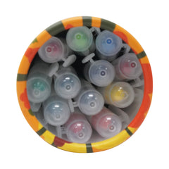 Smily Kiddos Silky Gel Crayons 12 Colors - Animal Adventure Theme Orange