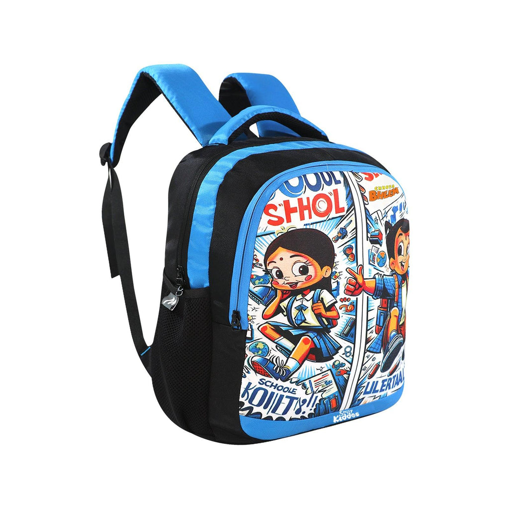 Smily Kiddos - Licensed Chhota Bheem Junior Backpack Too Cool III -Black & T Blue main image 0