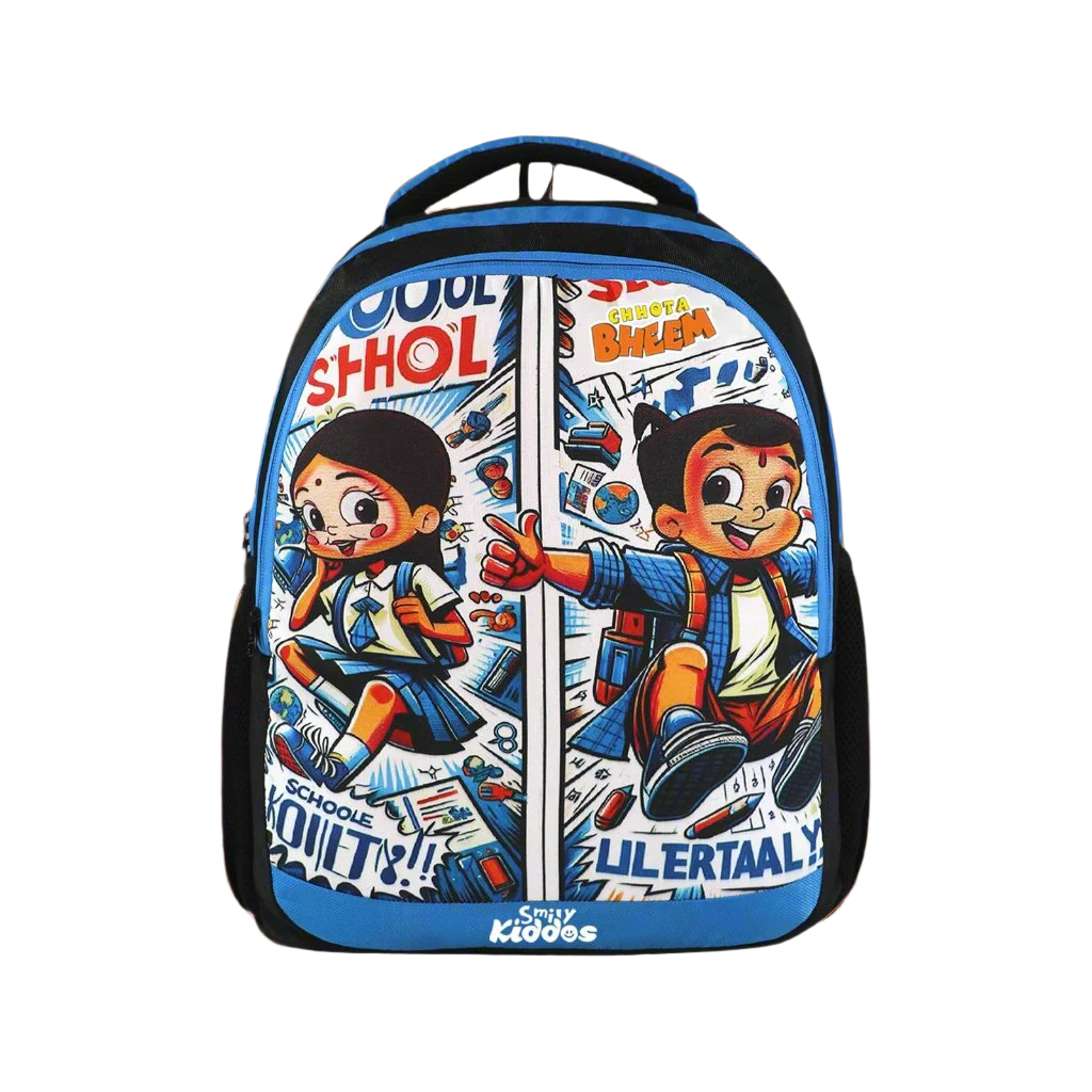 Smily Kiddos - Licensed Chhota Bheem Preschool Backpack I -Blue