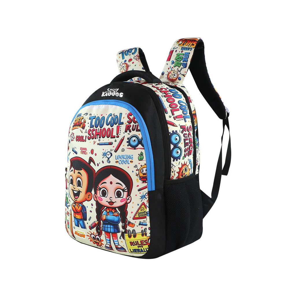 Smily Kiddos - Licensed Chhota Bheem Preschool Backpack III - Blue main image 0