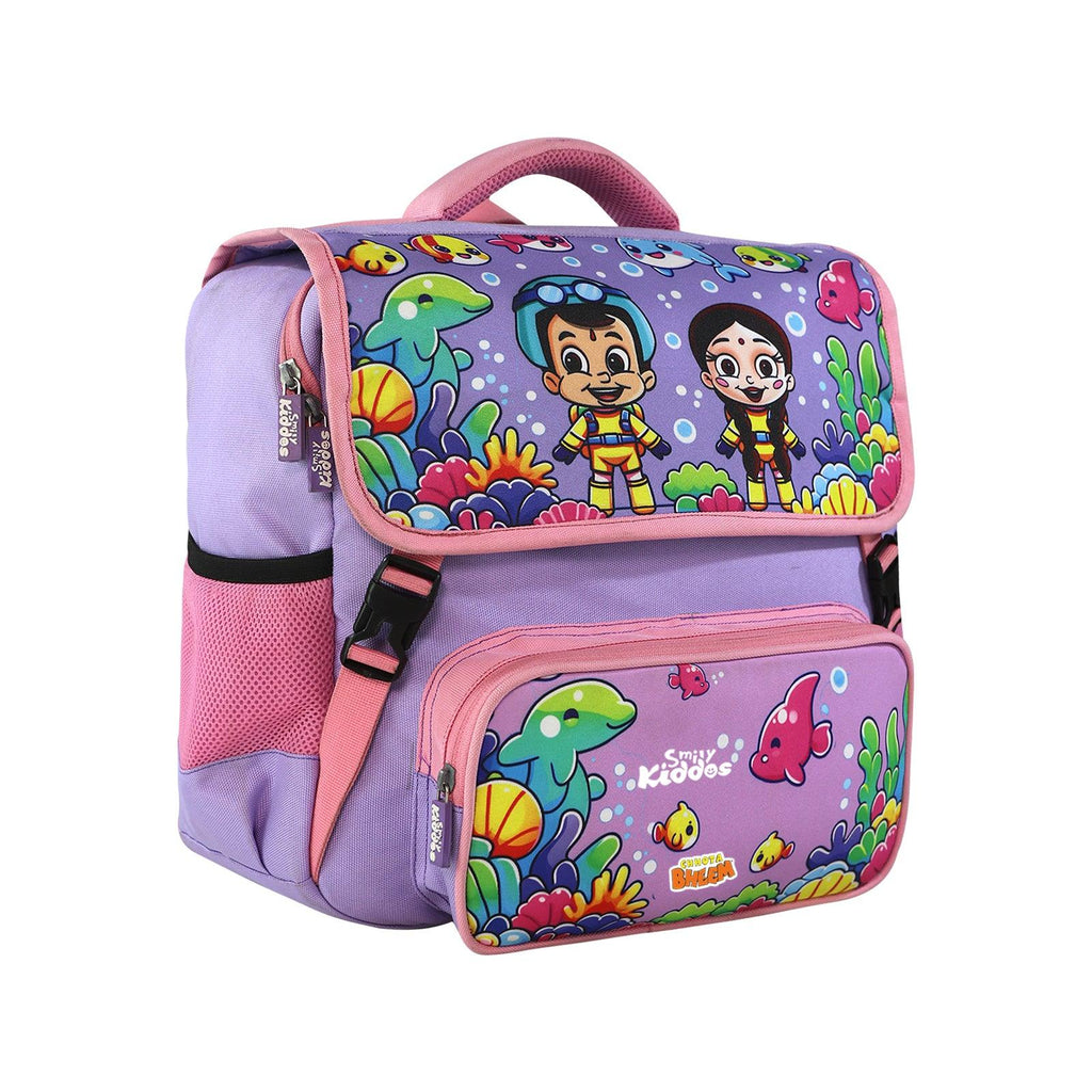 Smily Kiddos - Licensed Chhota Bheem Preschool Backpack III - Blue