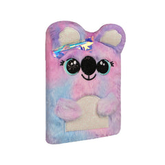 Koala - Themed Fluffy Notebook – Pink