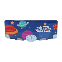 Smily Kiddos Pop-Out Pencil Box for Kids | Space Theme (Navy Blue)