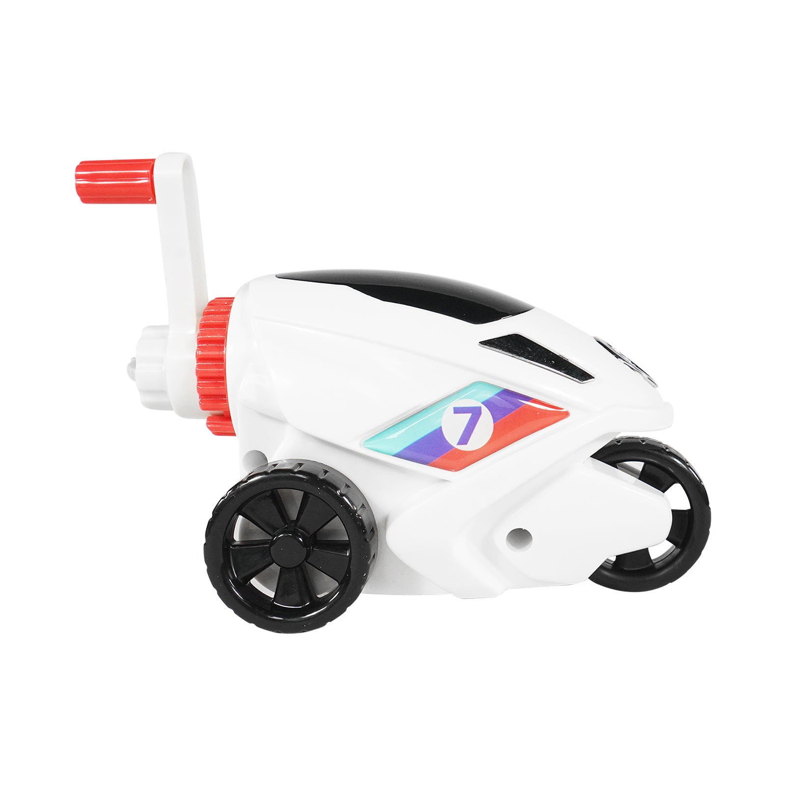 Smily Kiddos Space Car Pencil Sharpener - Red