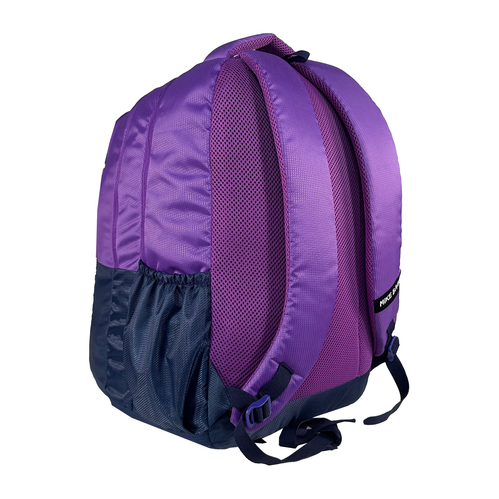 Mike Coral Backpack - Purple | 42L School Bag with Rain Cover