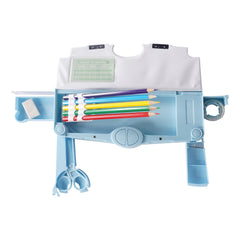 Smily Kiddos Pop-Out Pencil Box for Kids | Space Theme (Navy Blue)