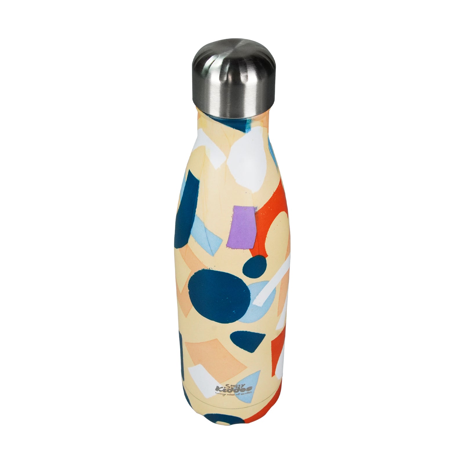Abstract Theme Yellow water bottle for kids stainless steel 2