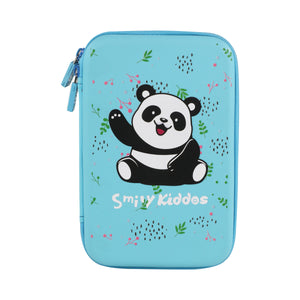 Smily Kiddos Single Compartment Eva Pencil Happy Panda - Light Blue