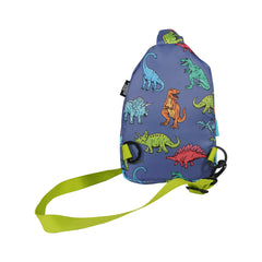 Smily Kiddos Dino Explorer Cross Body Sling Bag - Blue