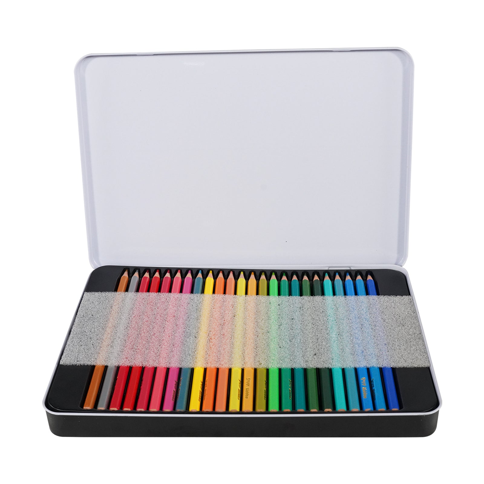 Smily Kiddos 48 Color Pencils Set in Tin Box - Premium Art Supplies for Kids