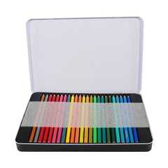 Smily Kiddos 48 Color Pencils Set in Tin Box - Premium Art Supplies for Kids