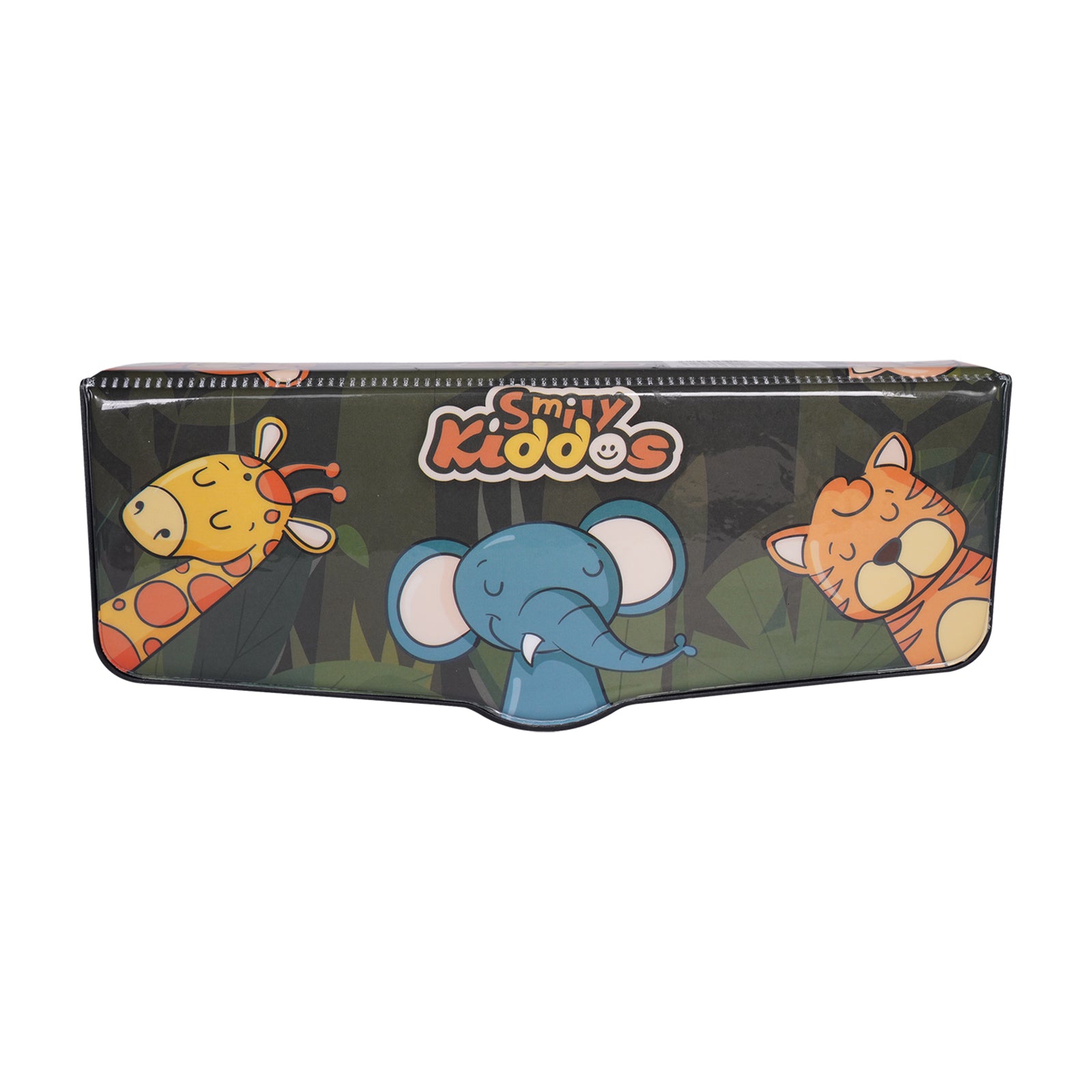 Smily Kiddos Pop-Out Pencil Box for Kids | Jungle Theme (Green)