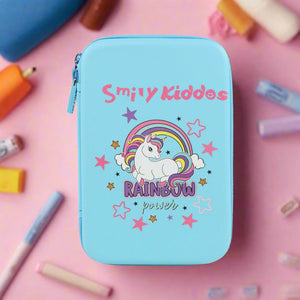 Smily Kiddos Single Compartment Eva Pencil Unicorn Power- Light Blue main image 0