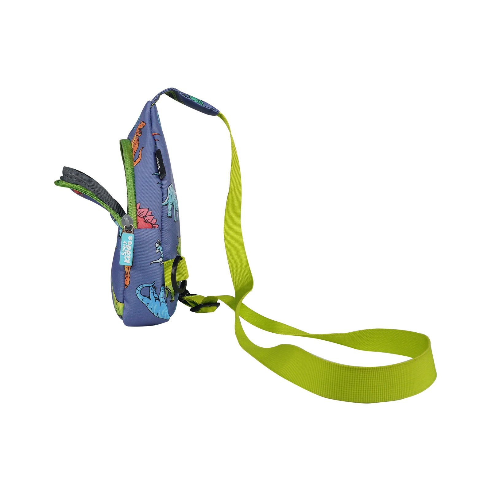 Smily Kiddos Dino Explorer Cross Body Sling Bag - Blue