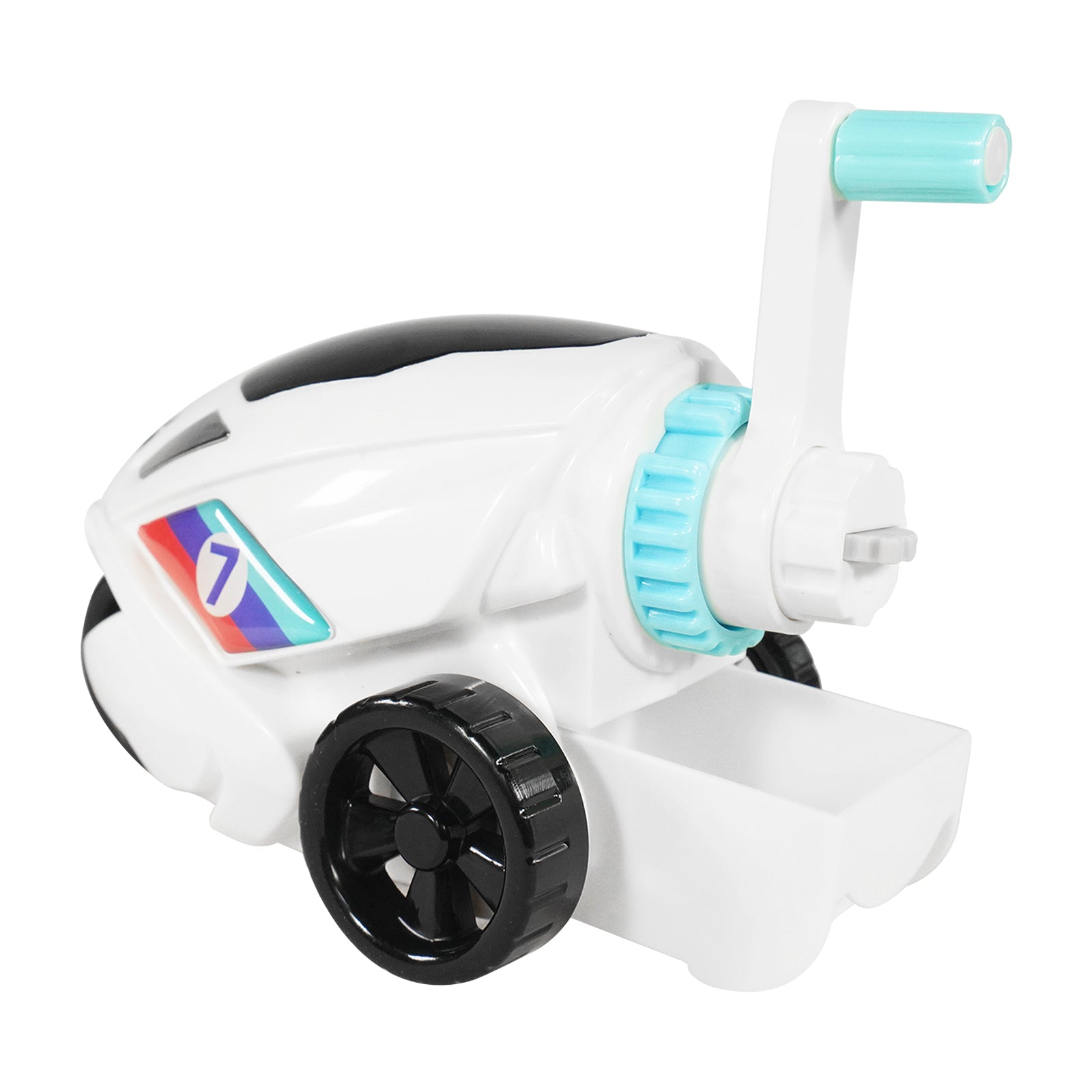 Smily Kiddos Space Car Pencil Sharpener - Light Blue