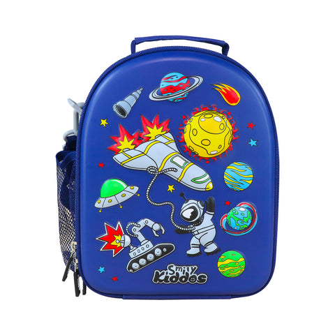 Image of Smily Kiddos Hardtop Eva Lunch Bag V2 Space Theme Blue