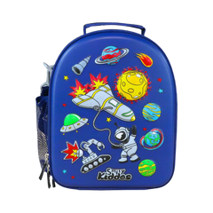 Smily Kiddos Hardtop Eva Lunch Bag V2 Space Theme Blue