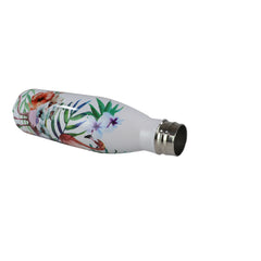 Stainless Steel Water Bottle  - Flamingo White 500 ML open