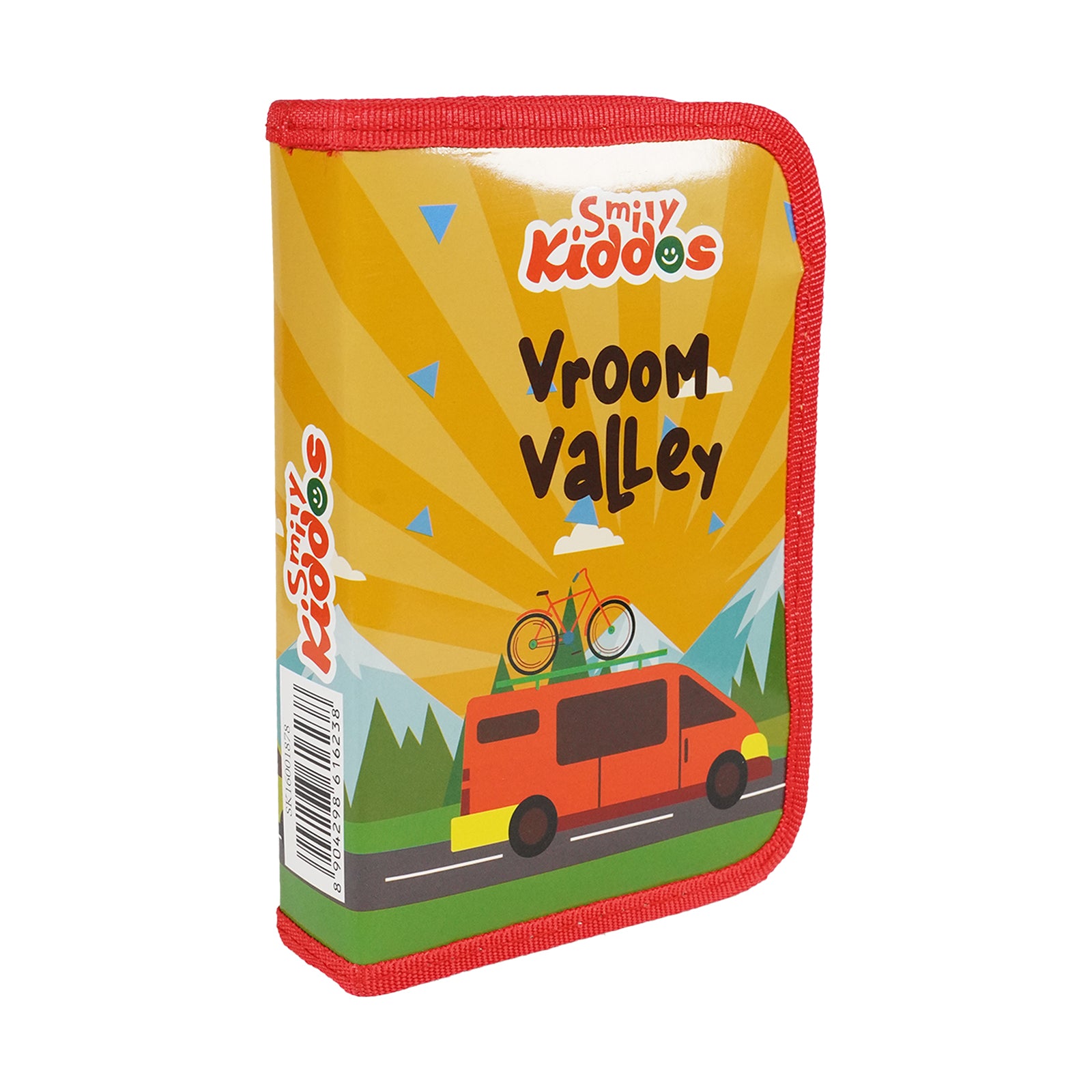 Smily Kiddos Stationery Case – Vroom Valley Theme (Includes Stationery)