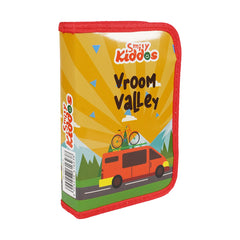 Smily Kiddos Stationery Case – Vroom Valley Theme (Includes Stationery)
