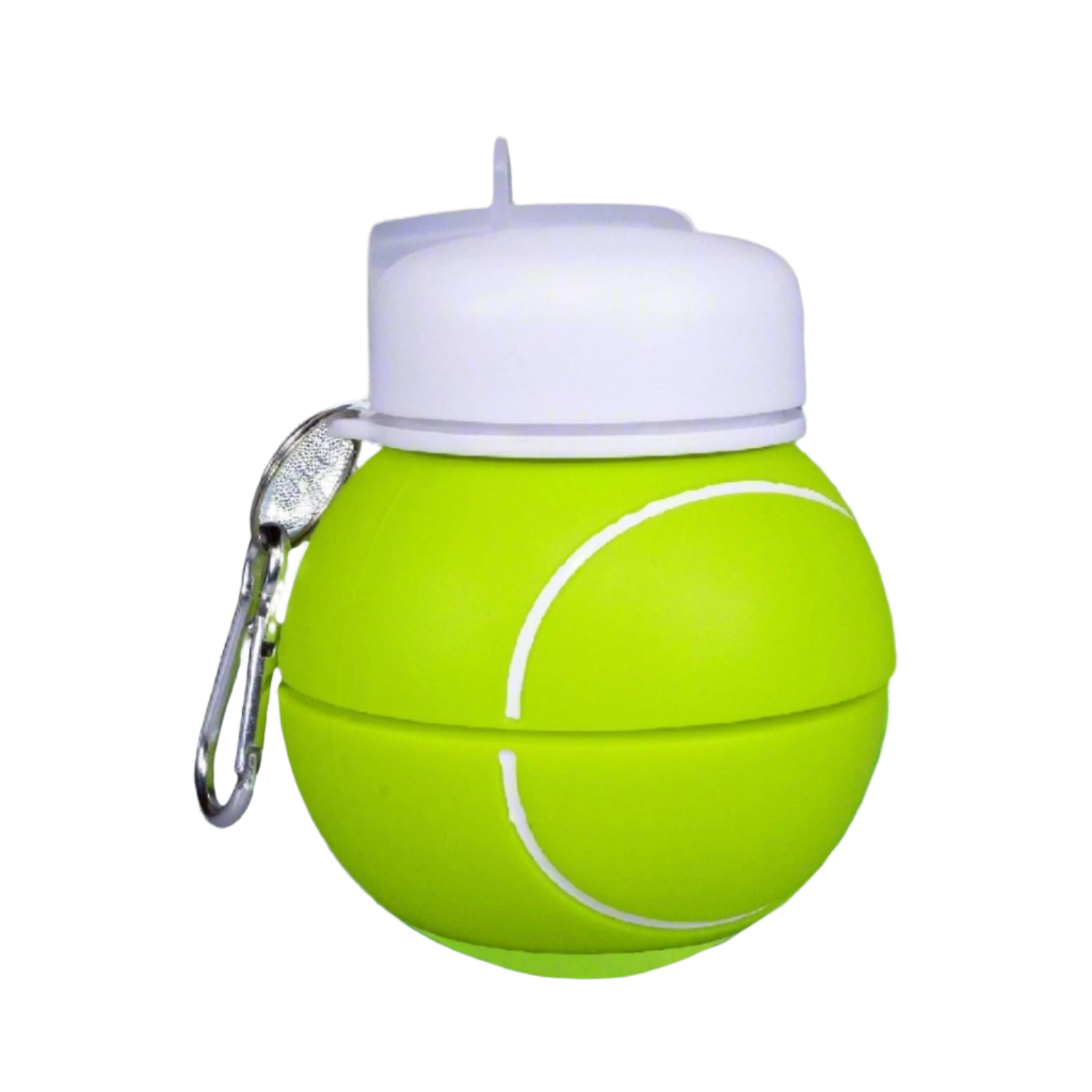 Smily Kiddos Silicone Expandable & Foldable Tennis Ball  Silicone Water Bottle | Capacity 550 mL