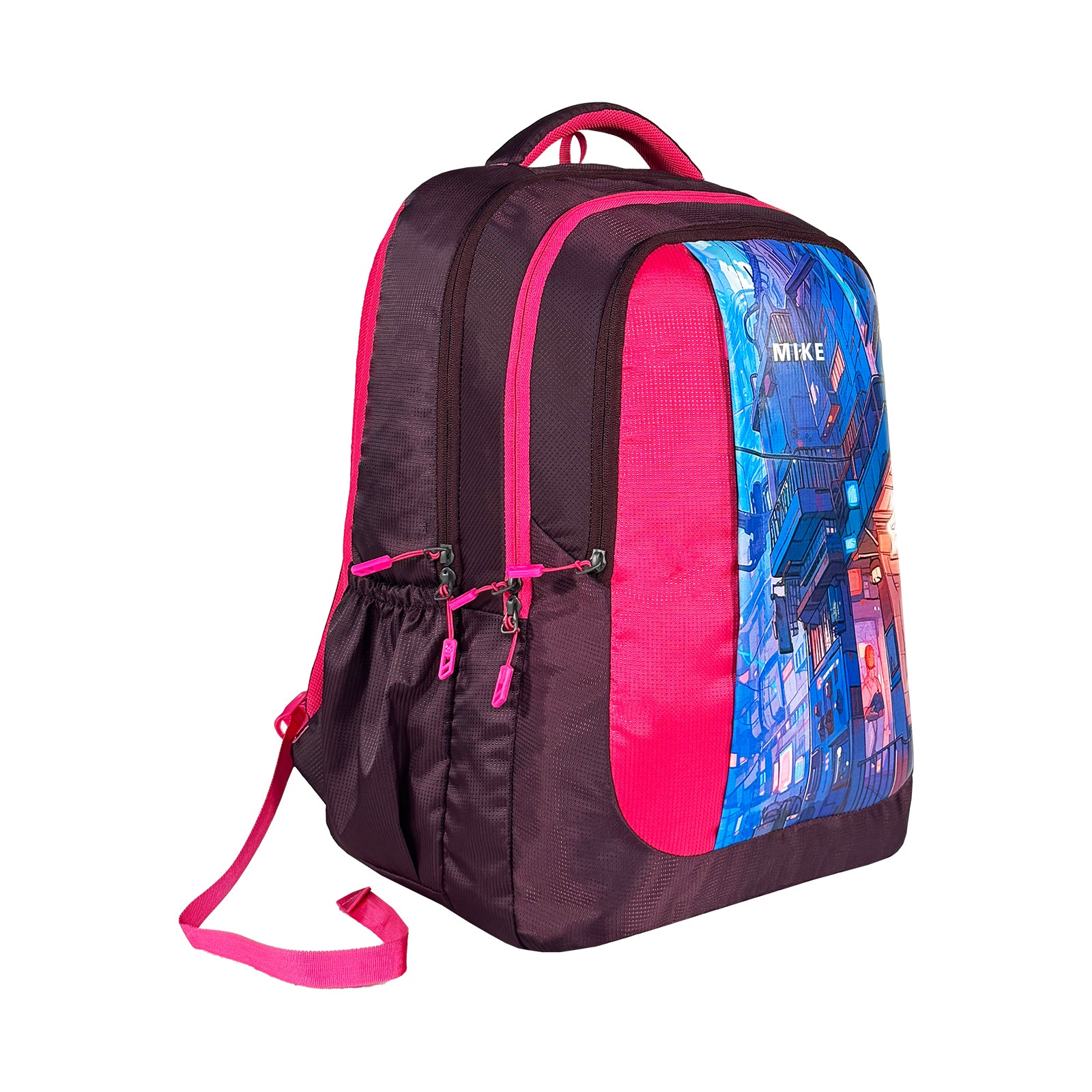 Mike Trilo Backpack - Wine | 34L Water-Resistant Travel & Laptop Backpack
